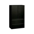 thumbnail image 1 of HON Brigade 800 Series Lateral File Cabinet with Storage, Letter/Legal, 2-Drawer, Black, 19 1/4" D, 1 of 6