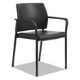 thumbnail image 1 of HON Accommodate Series Guest Reception Waiting Room Chair with Fixed Arms, Black Vinyl, 1 of 4
