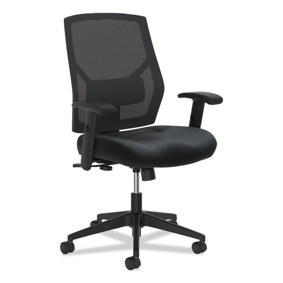 HON BSXVL581SB11T 18 in. to 22 in. Seat Height 250 lbs. Capacity Crio High-Back Task Chair - Black