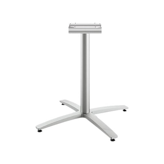 HON HBTTX30S.PR8 Between Seated-Height 26.18 in. x 29.57 in. X-Base For 30 in. - 36 in. Table Tops - Silver