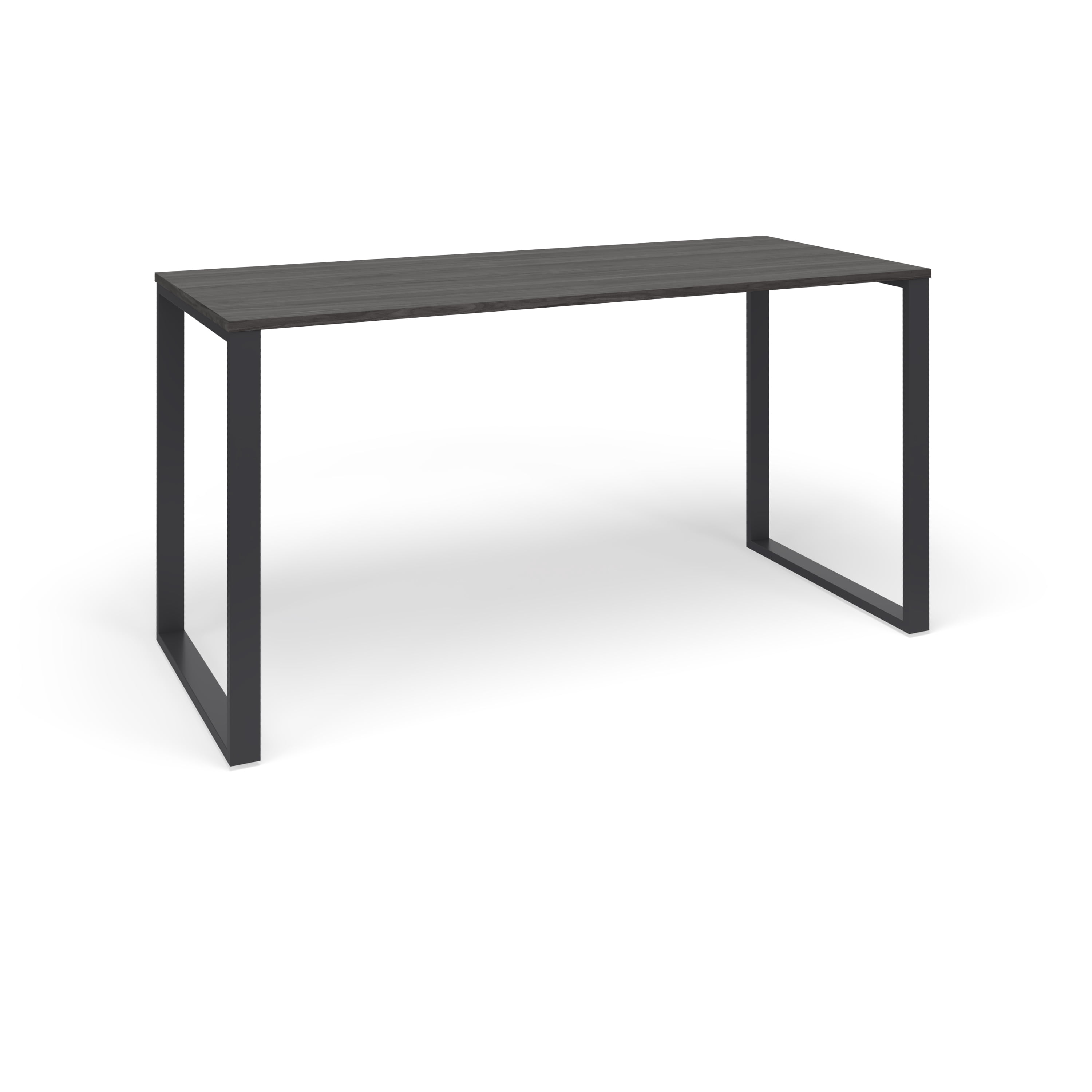 HON Basyx 55” Commercial-Grade Executive Desk, in Charcoal/Gray (BSX55MOLCG)