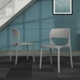 thumbnail image 1 of HON Basyx Prodigy Commercial-Grade 2-Pack Armless Stackable Chair, Indoor & Outdoor Chair, in Platinum Grey (BSXVL332C), 1 of 13