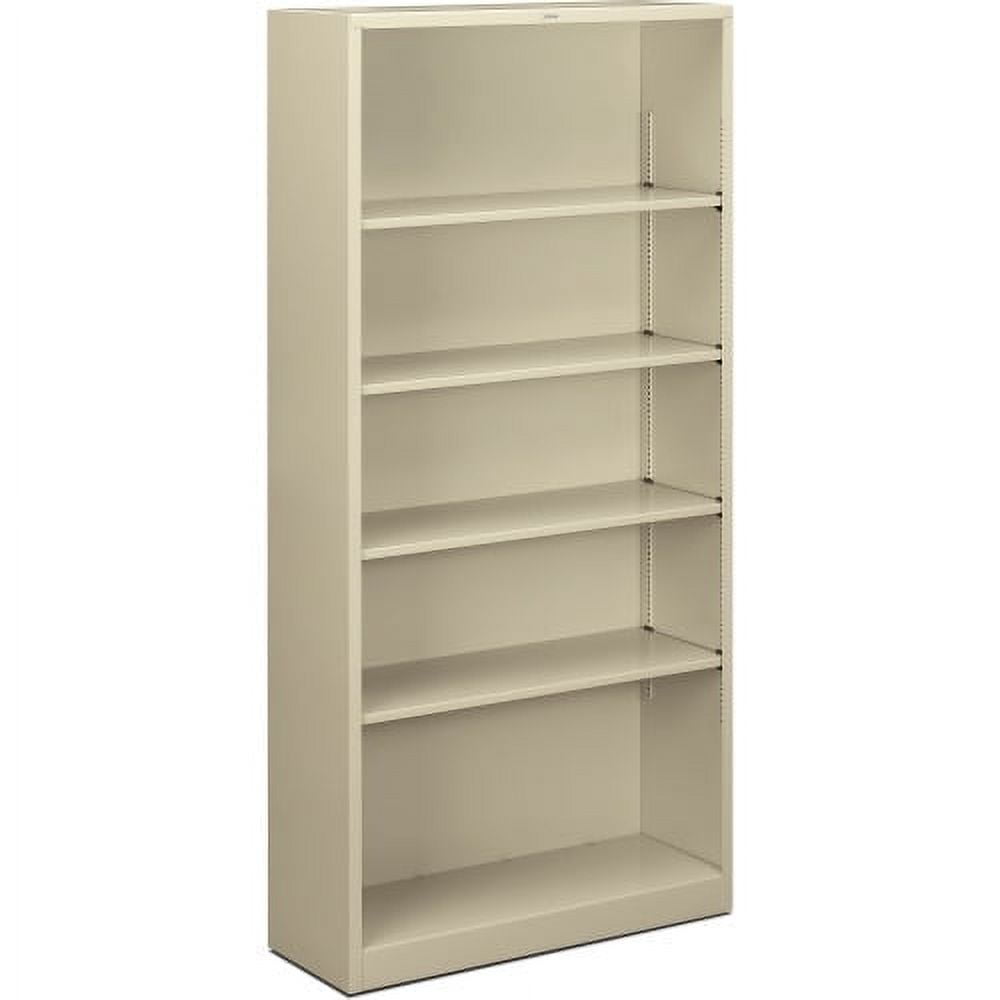 Putty Adjustable Steel 5-Shelf Standard Bookcase