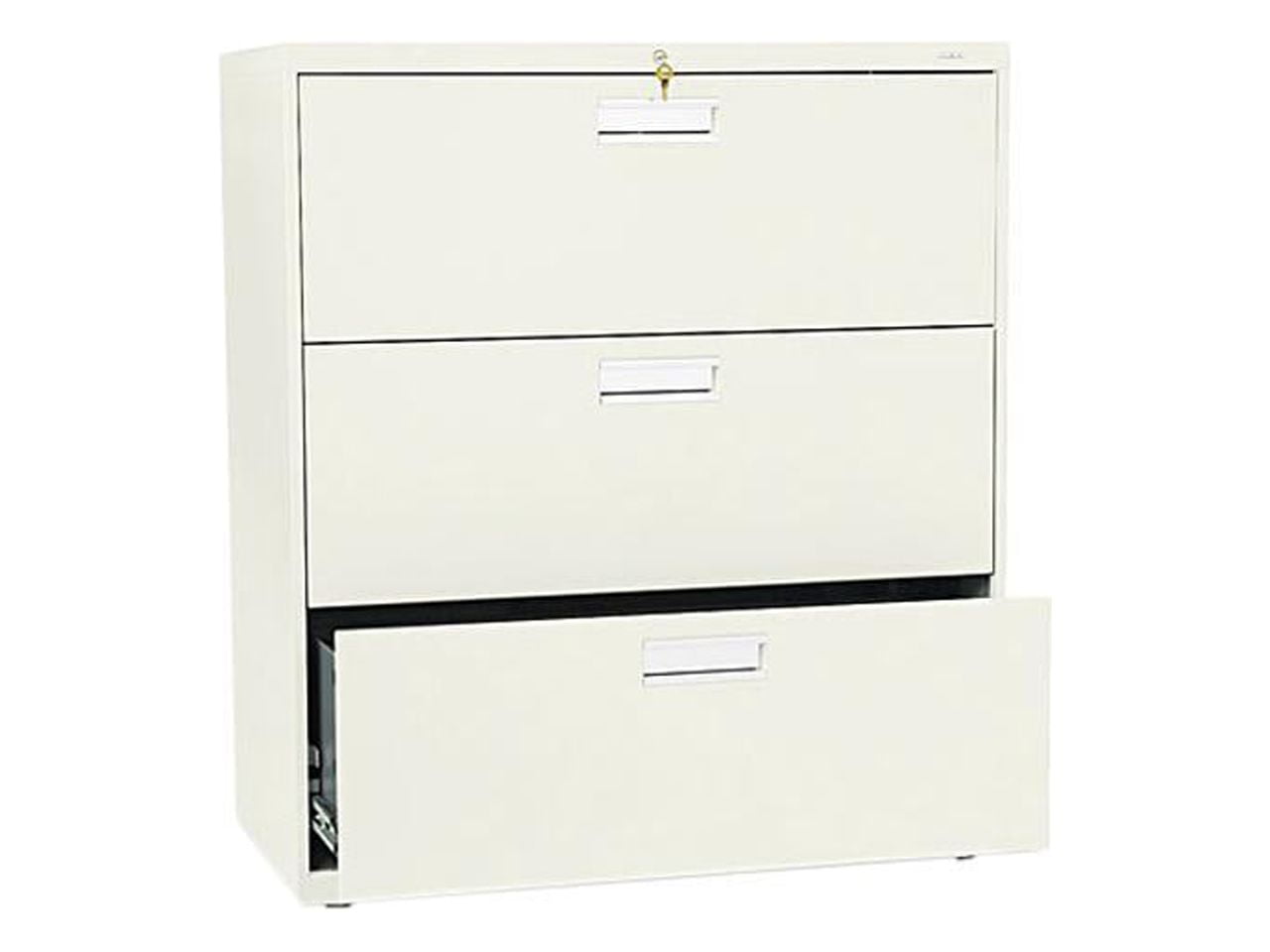 Putty Steel 3-Drawer Lockable Lateral Filing Cabinet
