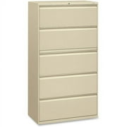 HON Brigade 800 Series 36" x 18" x 64.3" - 2 x Shelves,5 x Drawers for File A4, Legal, Letter