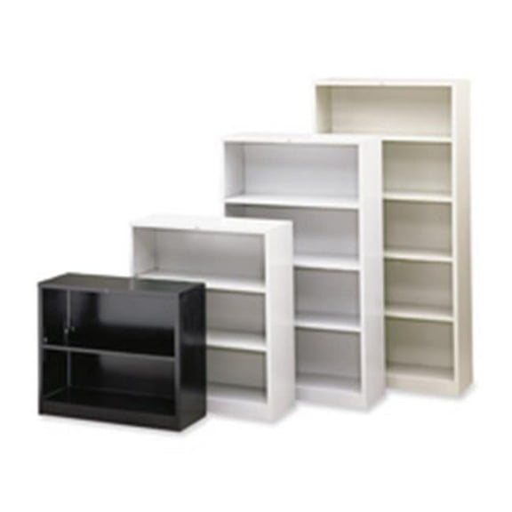 HON Company HONS30ABCS 2 Shelf Metal Bookcase- 34-.50in.Wx12-.63in.Dx29in.H- Charcoal