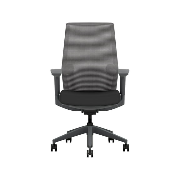 HON Cipher Mesh/Fabric Swivel Task Chair Black/Charcoal (HCFRT.STC.H.S.IC.CU10.TC00.AL.ST.SB.S)
