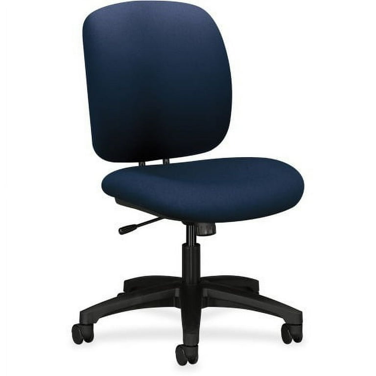 HON ComforTask Sitting Stool - Navy Polymer Seat - Navy Fabric Back - Black Frame - Low Back - Navy HON ComforTask Sitting Stool - Navy Polymer Seat - Navy Fabric Back - Black Frame - Low Back - Navy