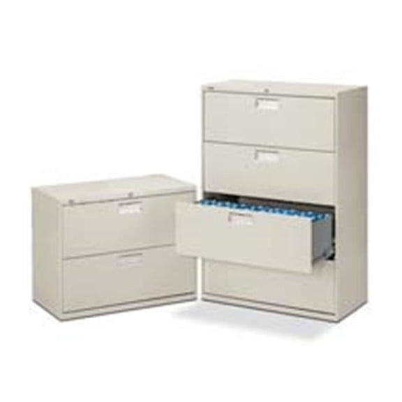 HON Company HON682LP 2 Drawer Lateral File W-Lock- Black