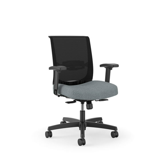 HON Convergence Fabric/Mesh Task Chair Gray Pattern CMY1AAPX25