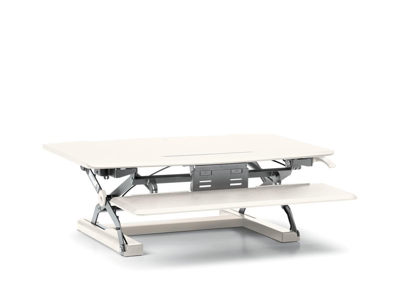 HON Coordinate Desktop Riser with Keyboard Tray, White (BSXRISERWHT ...