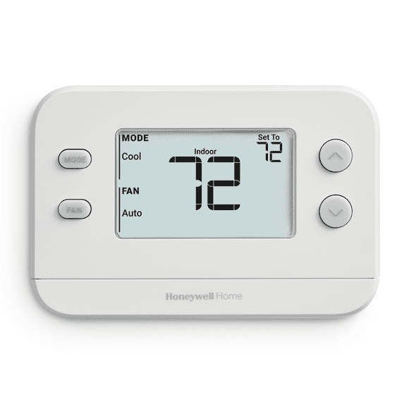 Honeywell Thermostat, Digital Non-Programmable Thermostat, White