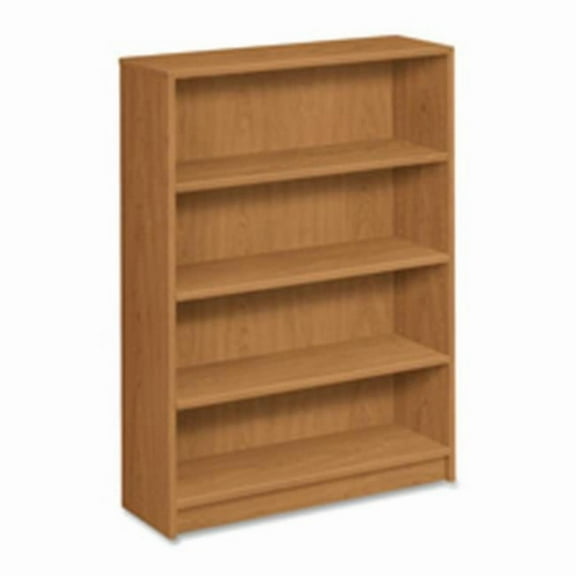HON Company HON1874C 4-Shelf Bookcase- 36in.x11-.50in.x48-.75in.- Harvest