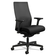 Ignition 2.0 4-Way Stretch Mid-Back Mesh Task Chair - Black Seat/Back/Black Base