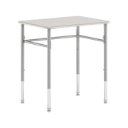 HON HLDV-MRECT2026A.E.G1.T1 20 in. x 26 in. x 23 in. to 33 in. Rectangle SmartLink Student Desk - White 2/Carton