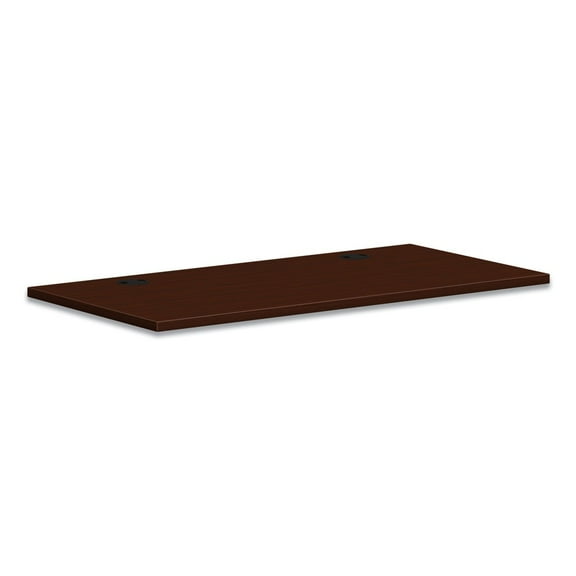 HON HLPLRW4824.LTM1 48 in. x 24 in. Rectangular Mod Worksurface - Traditional Mahogany