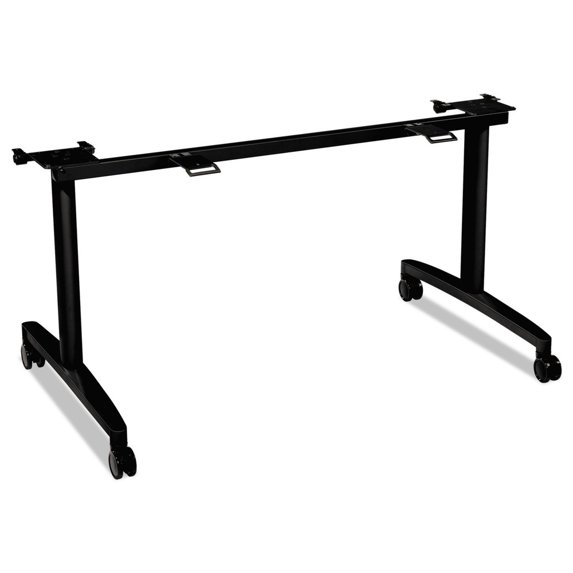 HON HMBFLIP24L.C.P Huddle Flip-Top Base for 24 in. Deep Table Top - Charcoal