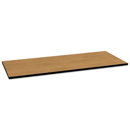 HON HMT3072G.N.C.P Huddle Flat Edge 72 in. x 30 in. Rectangular Table Top - Harvest/Black