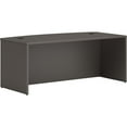 thumbnail image 1 of HON HONLDS7236BLS1 72 in. Rectangle Bow Shell Desk, Slate Teak, 1 of 4