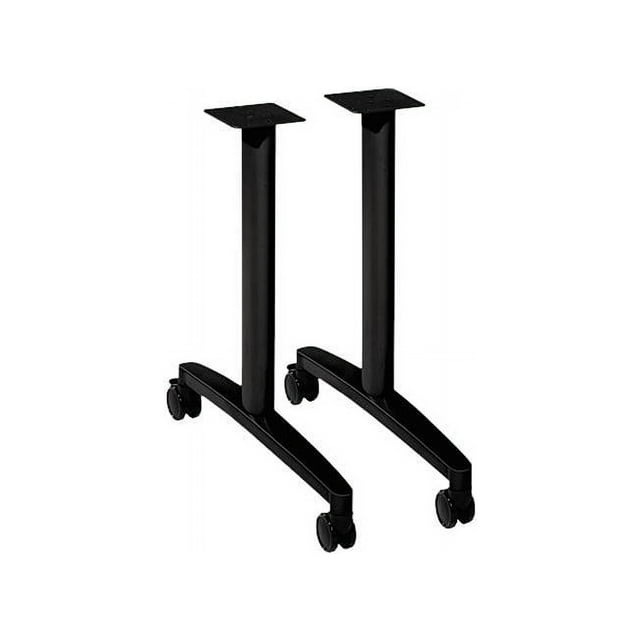 HON HONMTLEG24CP 28.31 x 2.13 x 23.50 in. Huddle Multipurpose Table T-Leg Base - Black