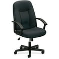 thumbnail image 1 of basyx by HON® VL601 Mid-Back Swivel Chair, 43"H x 26"W x 33 1/2"D, Gray/Black, 1 of 3