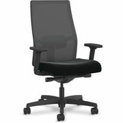 HON® Ignition 2.0 Ergonomic Mesh/Fabric Mid-Back Task Chair, Black