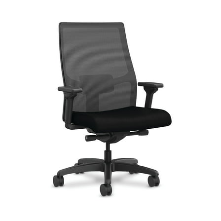HON Ignition 2.0 Fabric Computer & Desk Big & Tall Chair 450 lb. Capacity Black (HONI2BTVMC10BTN)