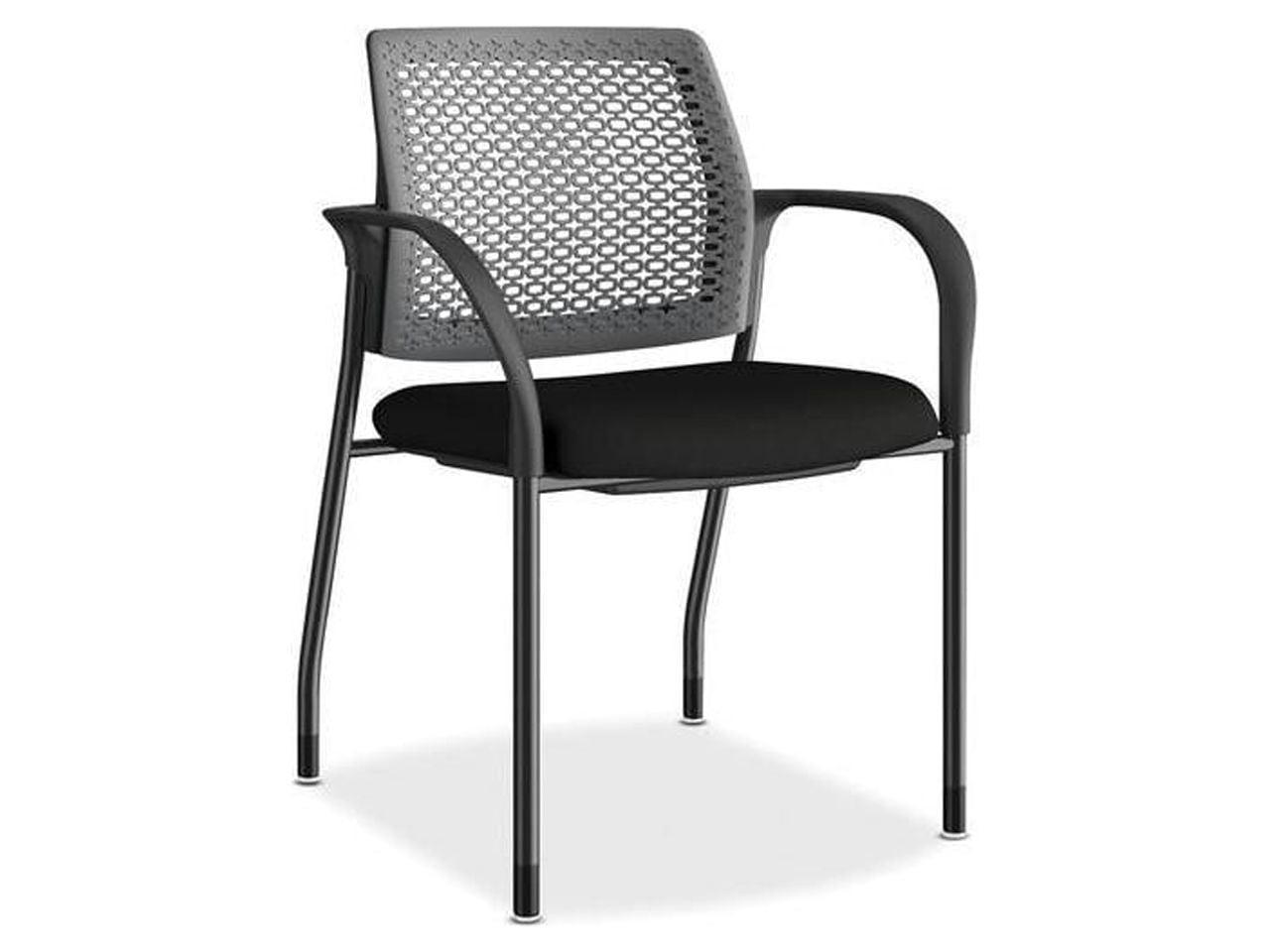 HON Ignition Chair - Black Fabric Seat - Charcoal Back - Black Steel Frame - Black - Armrest - 1 Each HON Ignition Chair - Black Fabric Seat - Charcoal Back - Black Steel Frame - Black - Armrest - 1 Each