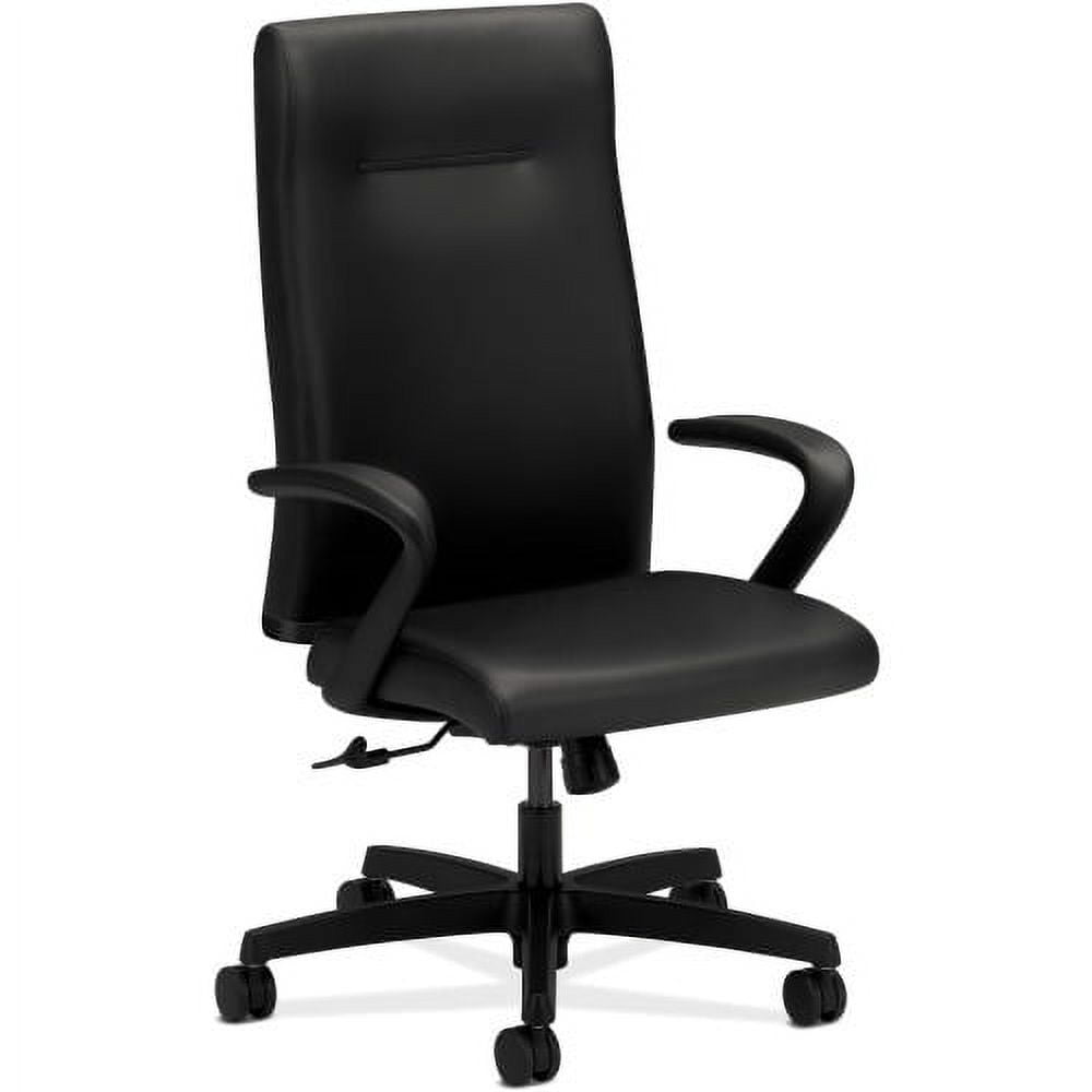 HON Ignition Executive High Back Chair Leather Seat Black 38.5