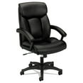 thumbnail image 1 of Basyx VL151 Series Executive High-Back Chair Black Leather VL151SB11, 1 of 5