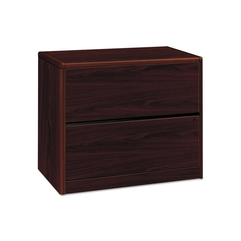 HON Letter size 2 Drawers Lateral Lockable Filing Cabinet Brown