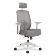 HON HPTCC1T1UM.WHT Altern Mesh Back Task Chair, 17.95 to 21.1 Seat Height, Gray Seat, Gray/White Back, White Base