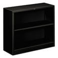 thumbnail image 1 of HON Metal Bookcase - Bookcase with Two Shelves, 34-1/2w x 12-5/8d x 29h, Black (S30ABCP), 1 of 2