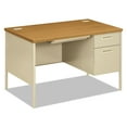 thumbnail image 1 of HON HP3251R.C.L 48 in. x 30 in. x 29.5 in. Metro Classic Series Right Pedestal Desk - Harvest/Putty, 1 of 2