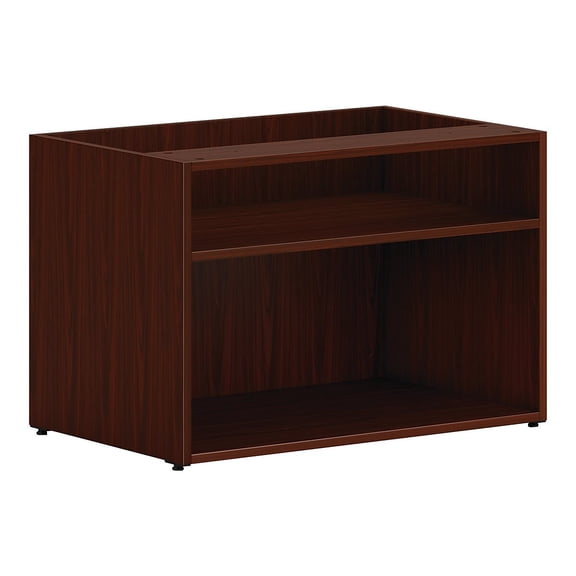 HON Mod 21" Low Storage Credenza with 2 Shelves Traditional Mahogany LCL3020SLT1