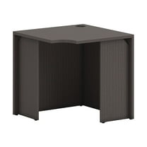 HON Mod 30" Corner Desk Shell Slate Teak LCS30LS1