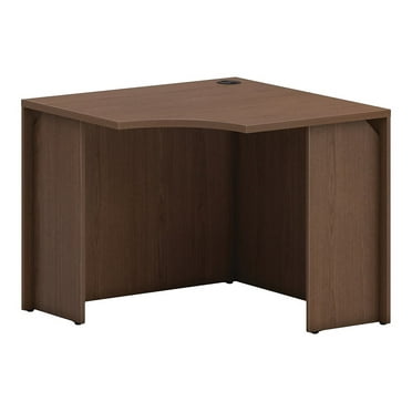 HON Mod 36" Corner Desk Shell Sepia Walnut LCS36LE1