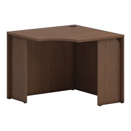 HON Mod 36" Corner Desk Shell Sepia Walnut LCS36LE1