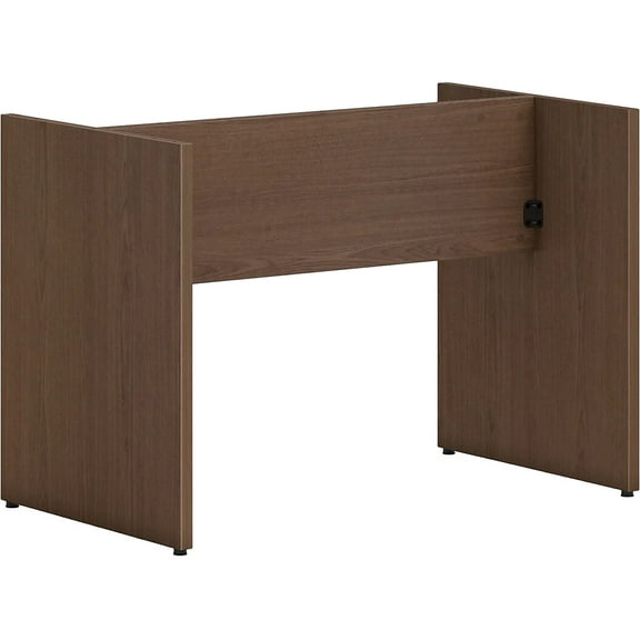 HON Mod 39.5" Slab Base for 72" Table Top Sepia Walnut TBL72BSELE1