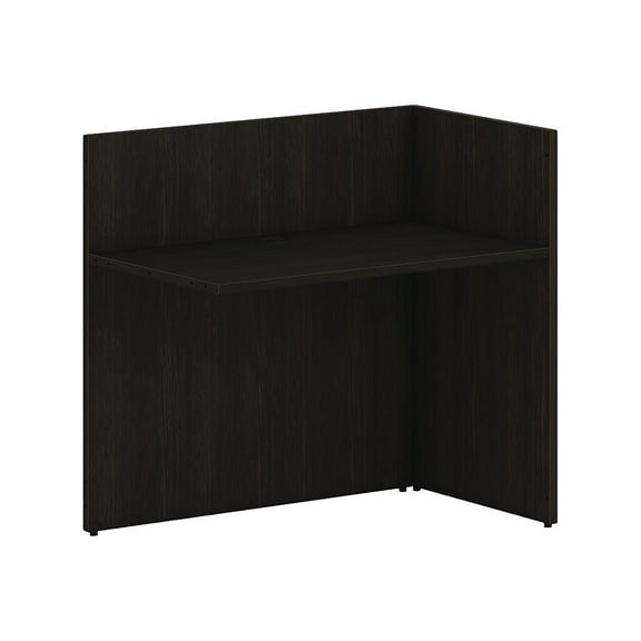 HON Mod 42" Reception Return Shell Desk Java Oak PLRRS4225LJ1