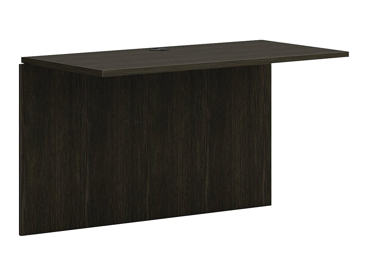 HON Mod 48" Desk Returns Java Oak LB4824LJ1 - Walmart.com