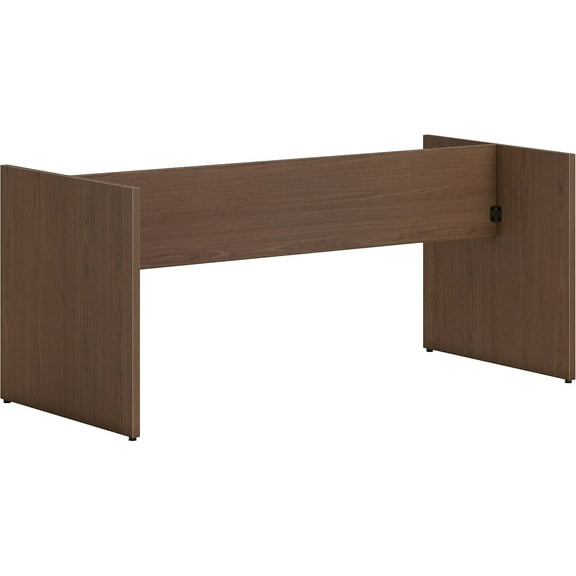 HON Mod 63.5" Slab Base for 96" Table Top Sepia Walnut TBL96BSELE1