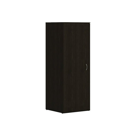 HON Mod 65" Wardrobe with 1 Shelf Java Oak PLW2424LJ1
