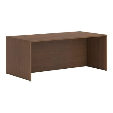 HON Mod 72" Desk Shell Sepia Walnut LDS7236LE1