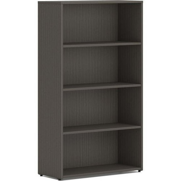 HON Mod Bookcase 30" x 13" x 53" - 4 Shelve(s) - Finish: Slate Teak Laminate