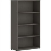 HON Mod Bookcase 30" x 13" x 53" - 4 Shelves - Finish Slate Teak Laminate
