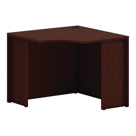 HON Mod Corner Desk Shell Traditional, Mahogany