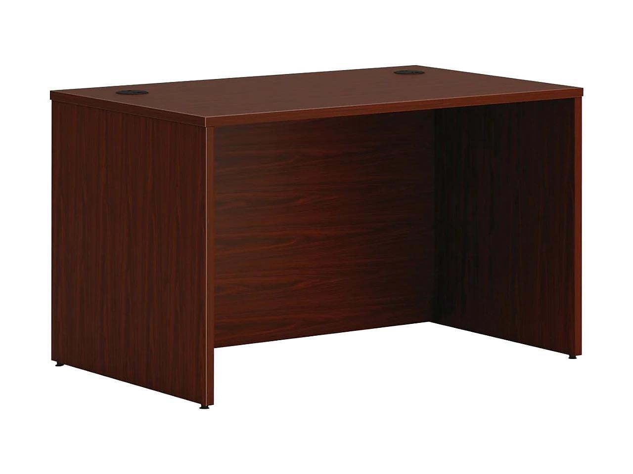 Mod 48" Traditional Mahogany Desk Shell with Cable Management