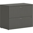 thumbnail image 1 of HON Mod Lateral File 36" x 20" x 29" - 2 x File Drawer(s) - Finish: Slate Teak Laminate, 1 of 3