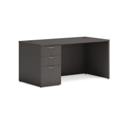 HON Mod 60"W Single Pedestal Desk (30"D)